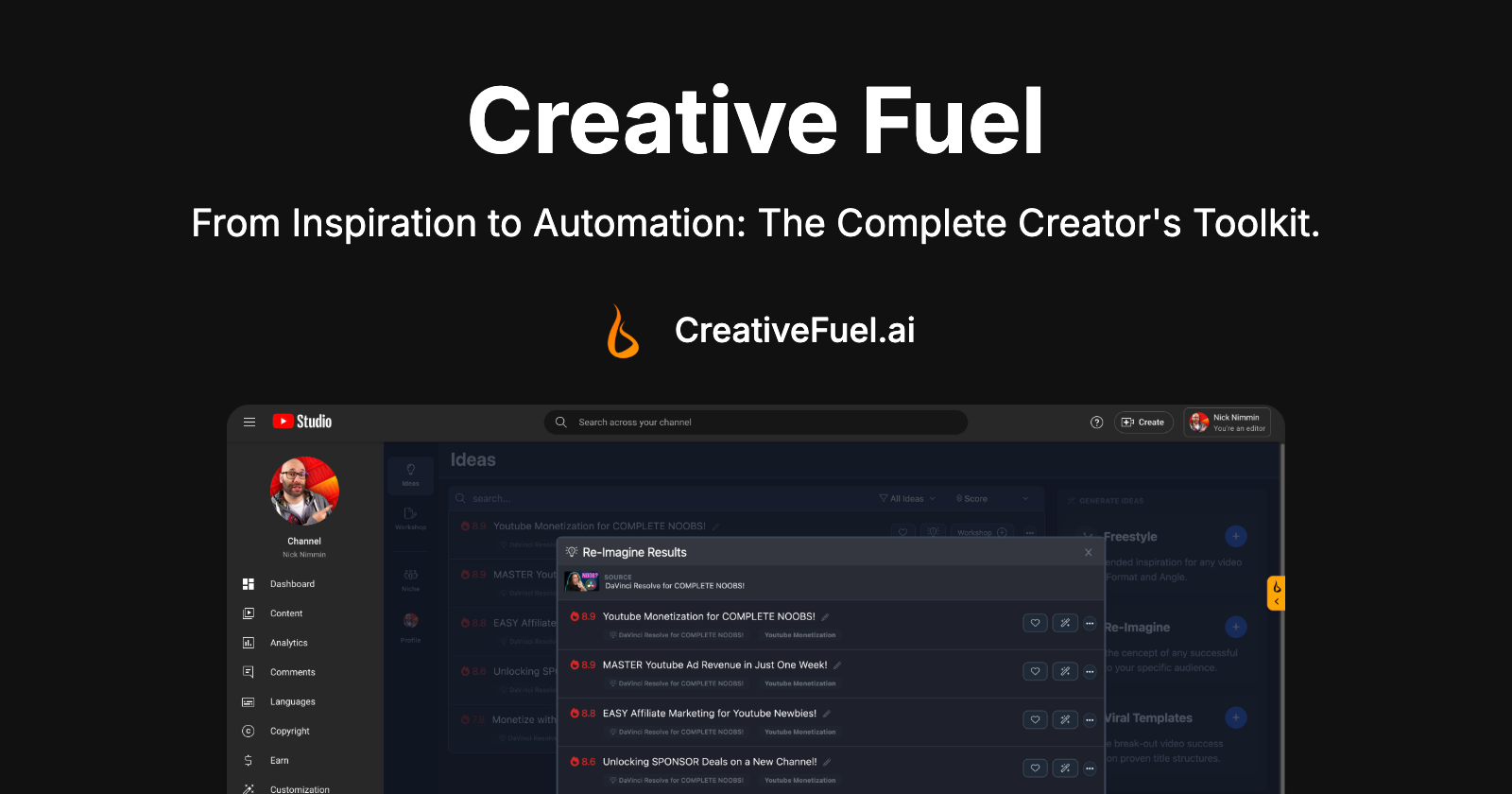 image of Creative Fuel - The Ideation Toolbox for the Complete Creator